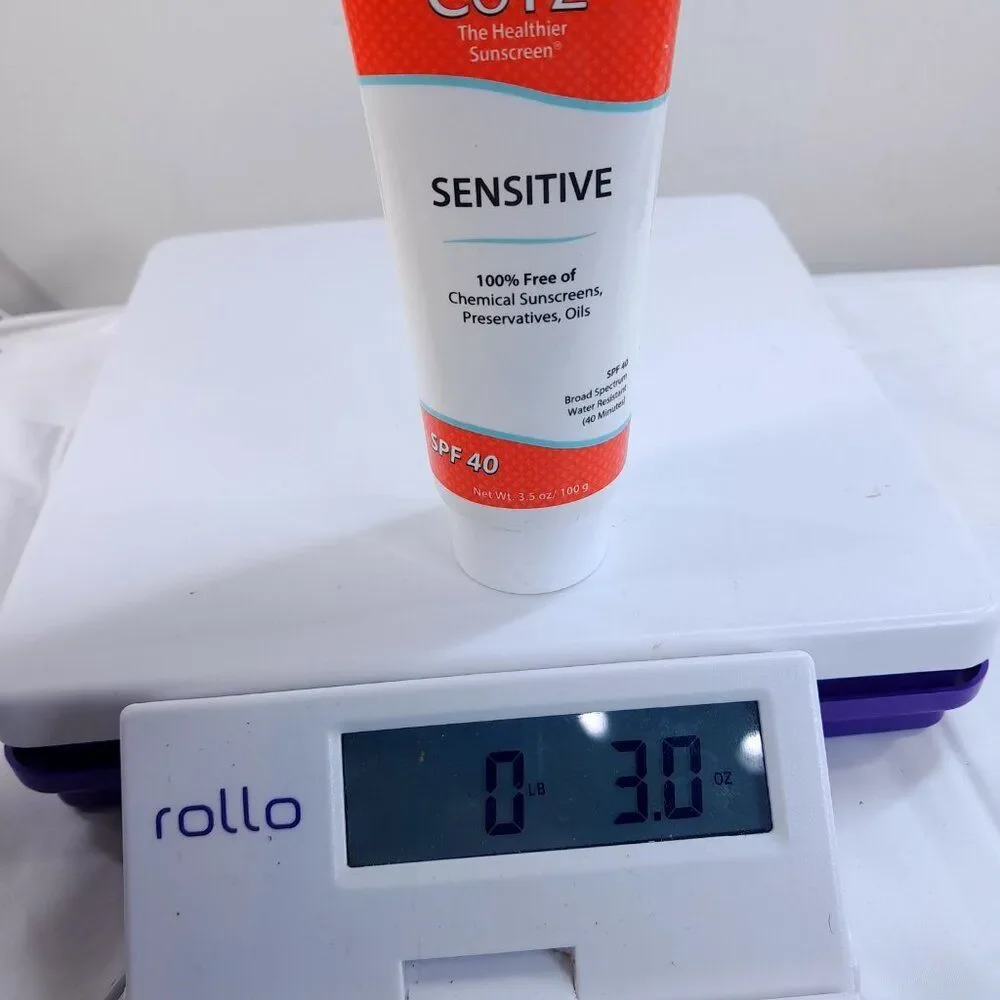 Cotz the Healthier Sunscreen lotion for Sensitive Skin Spf 40‎ 3.5 oz exp 03/20
